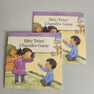 American Girl Doll Retired 2009 Bitty Twins' Charades Game Read Description